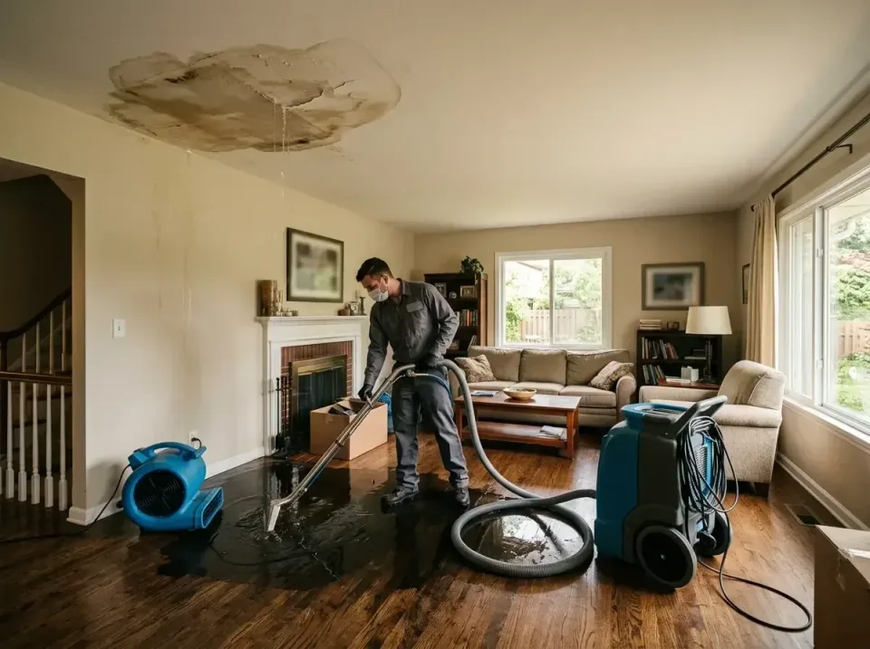 attic-pipe-burst-ceiling-drip-008 — frequently asked questions, Water Damage Restoration & Carpet Care in Evans City, PA